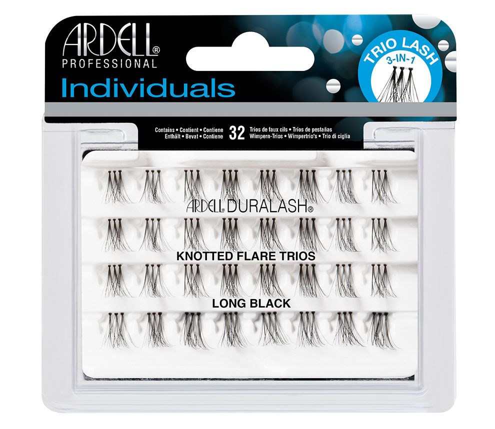Ardell Duralash Knotted Flares Individual Lashes- Black