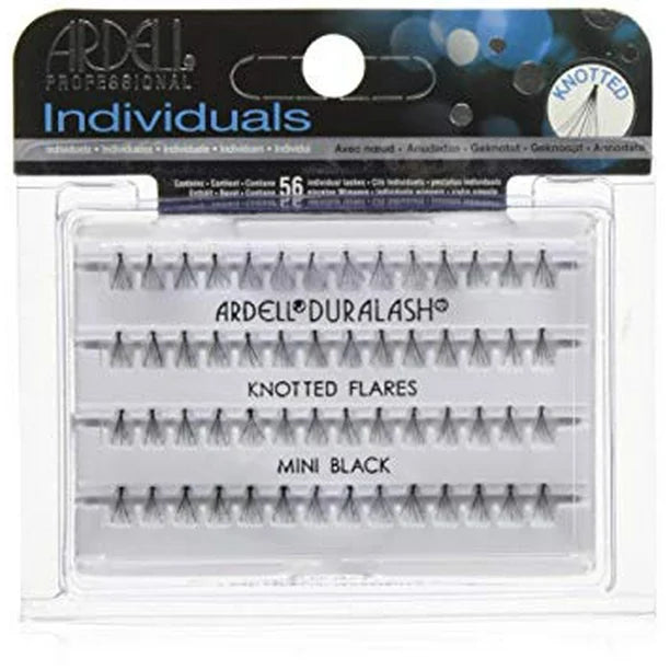 Ardell Duralash Knotted Flares Individual Lashes- Black