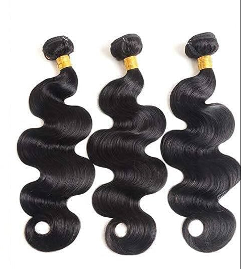 Lux Human Hair Bundles- Natural Black (Assorted Lengths)