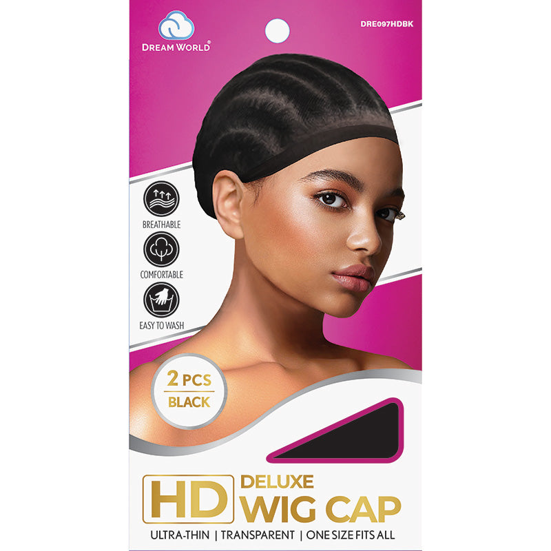 Dream World HD Deluxe Wig Cap- Assorted Colors (2pcs)
