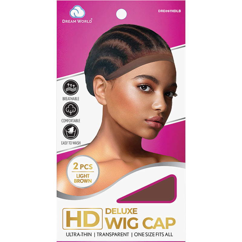 Dream World HD Deluxe Wig Cap- Assorted Colors (2pcs)