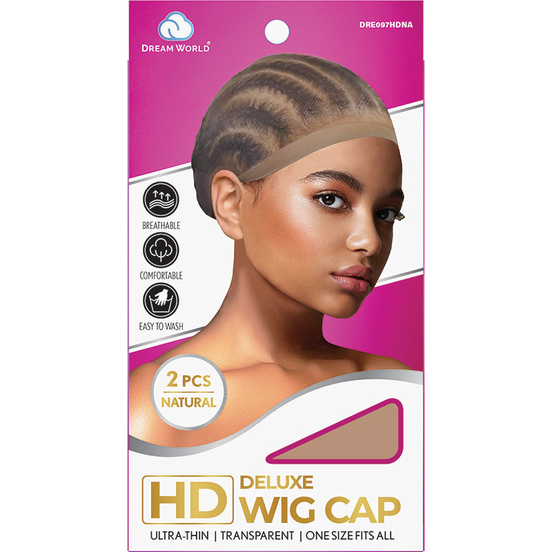 Dream World HD Deluxe Wig Cap- Assorted Colors (2pcs)