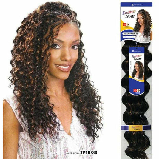 FreeTress Braids- Deep Twist 22"