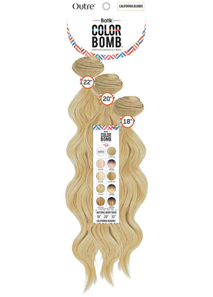 Outre Batik Color Bomb Synthetic Bundles- 28", 30", 32"