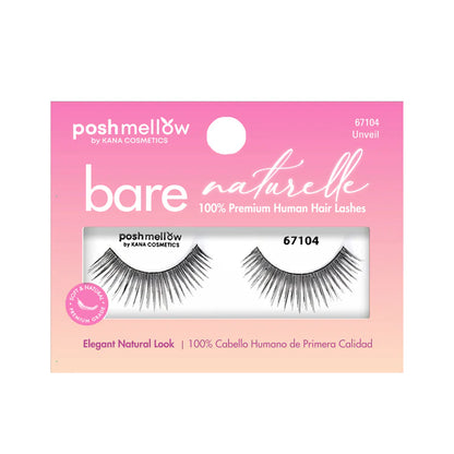 Poshmellow Bare Naturelle 100%  Human Hair Lashes