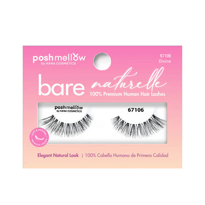 Poshmellow Bare Naturelle 100%  Human Hair Lashes