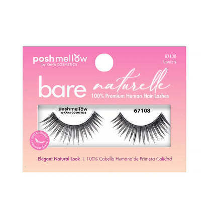 Poshmellow Bare Naturelle 100%  Human Hair Lashes