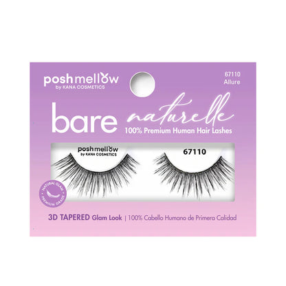 Poshmellow Bare Naturelle 100%  Human Hair Lashes