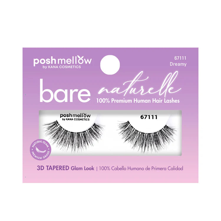 Poshmellow Bare Naturelle 100%  Human Hair Lashes