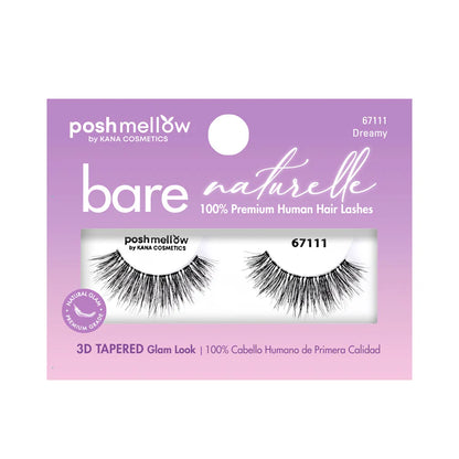 Poshmellow Bare Naturelle 100%  Human Hair Lashes