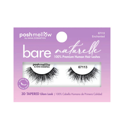 Poshmellow Bare Naturelle 100%  Human Hair Lashes