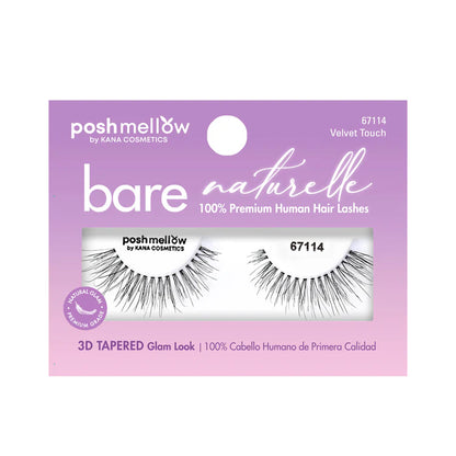 Poshmellow Bare Naturelle 100%  Human Hair Lashes