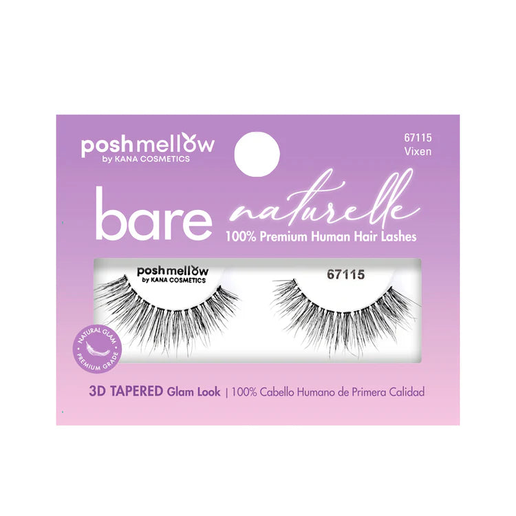 Poshmellow Bare Naturelle 100%  Human Hair Lashes