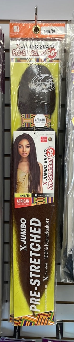 Sensationnel X-Jumbo Pre-Stretched 56" Braiding Hair